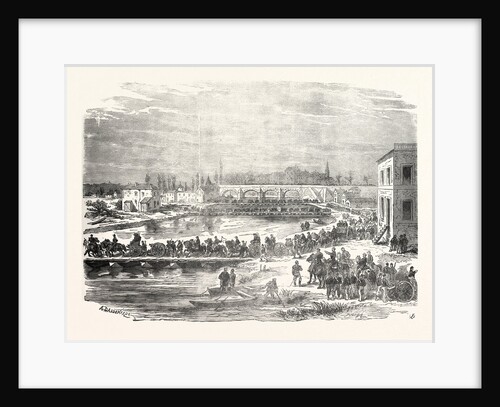 Transition of French Troops Across the Maas by Anonymous