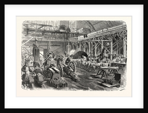 Manufacture of Machine Guns and Conversion of Muzzle-Loaders in a Paris Foundry Piece, France by Anonymous