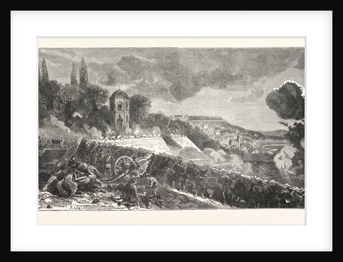 Scene from the Defense of the Park of Chatillon, France by Anonymous