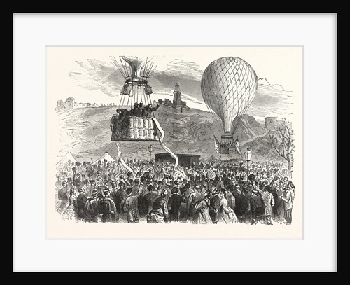 Leaving of Gambetta, Minister for the Interior, to Tours by Means of Balloon Armand Barbes, 7 October 1870, France by Anonymous