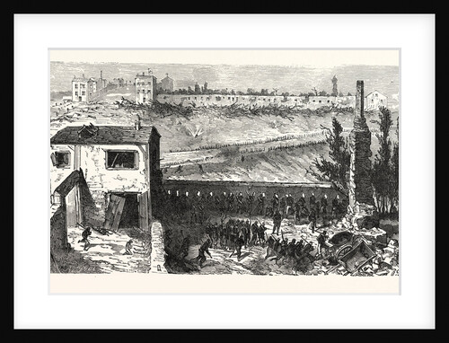 View of the Soap Factory in Le Bourget During Their Occupation by Anonymous