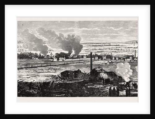 View of the Plane at Le Bourget on 23 December 1870 by Anonymous