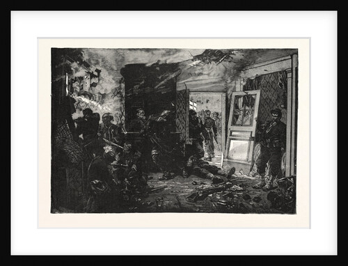 Fight in Bazeilles. The Last Cartridge. of De Neuville, France by Anonymous