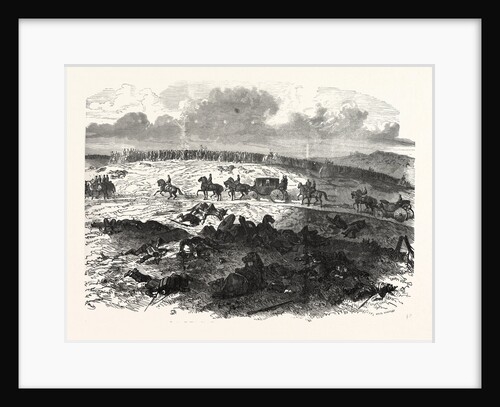 Napoleon III Goes on the Road to Bouillon, in War Captivity, Over the Battlefield of Sedan, France by Anonymous
