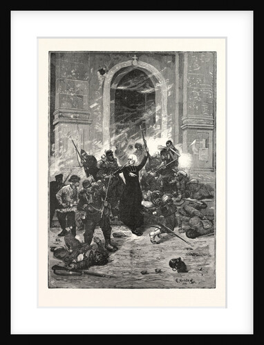 The Battle of Bazeilles, France by Anonymous