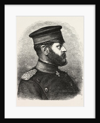 Major General Von Stiehle, Chief of Staff of the Second German Army. Prince Frederick Charles of Prussia, Germany by Anonymous