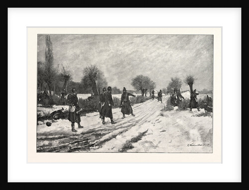 Bavarian Outpost at Coulmiers by Anonymous