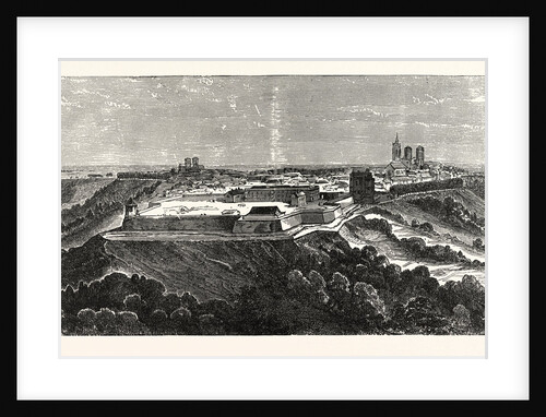 The Fortress Laon Before the Explosion, France by Anonymous
