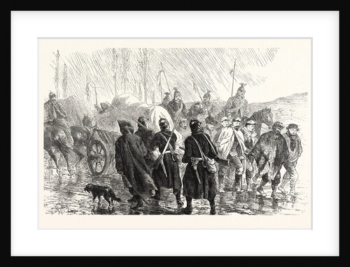 Transport Caught Franctireurs on a Country Road in Burgundy, France by Anonymous