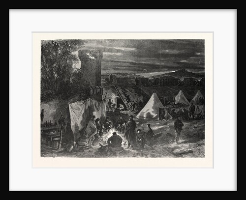 A Night on the Ramparts of the Bastion 77 at the Gate of Chatillon, France by Anonymous