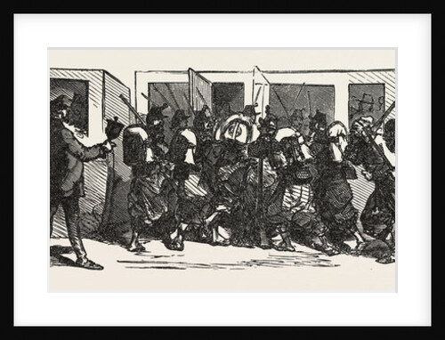 French Triumphal Train to Berlin, Germany by Anonymous
