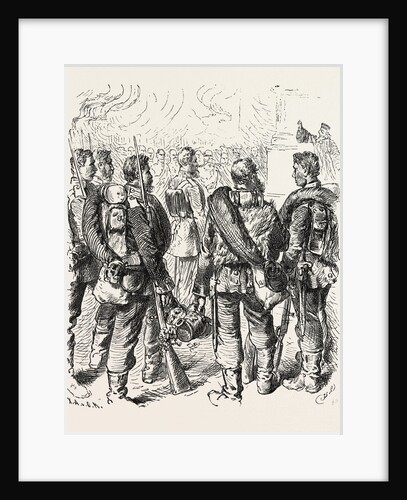 Public Worship Before the Departure by Anonymous