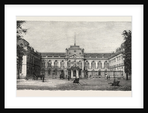 The Prefecture Building in Versailles, Residence of the King of Prussia. France by Anonymous