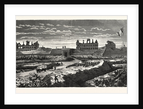 Fort Issy after the Bombardment by the Germans, France by Anonymous