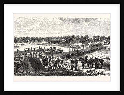 Bridge Over the Meuse at Nouvion, France by Anonymous