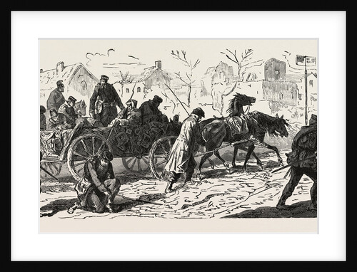 Wuerttemberg and Saxony Wounded from the First Battle of Villiers on His Way to the Hospital in Lagny, France by Anonymous