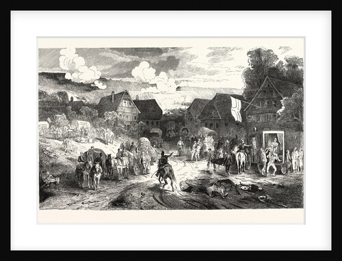 Hospital in a Village Near Wissembourg, France by Anonymous