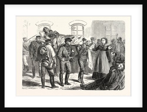 Ms. Simon in Her Activity Among the Wounded by Anonymous
