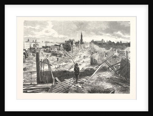 Strasbourg, Looking from the Stone Gate, the Day after the Surrender, 29 September, France by Anonymous