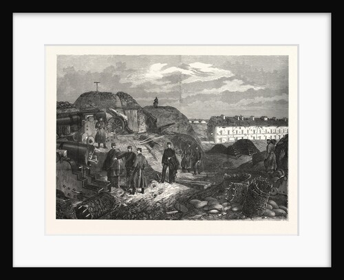 Inside View of Fort Nogent Outside Paris after Occupation by Wurttemberg Troops by Anonymous