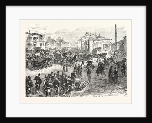 Scene after the Entry of German Troops in Saint-Denis on 29 January 1871, France by Anonymous