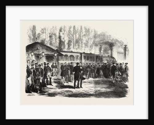 Departure of the Emperor of the French and the Prince Imperial from the Railway Station of St. Cloud, 28 July 1870 by Anonymous