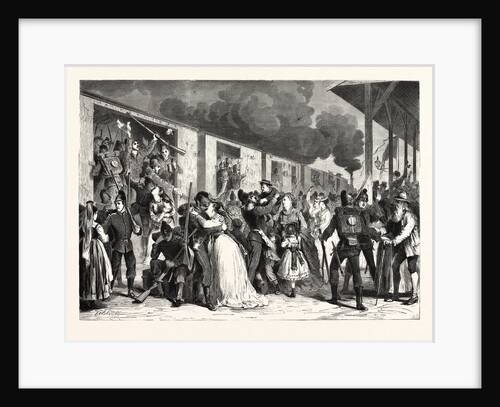 The Departure, 1870 by Anonymous