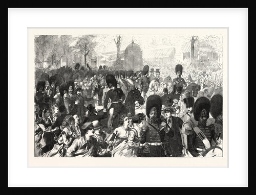 The Departure of the Grenadiers Guard from Paris 1870 by Anonymous