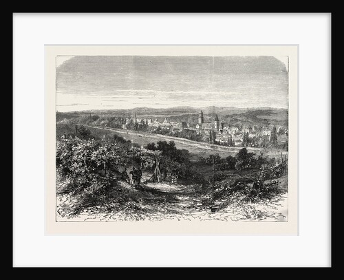 View of the City of Wissembourg in Alsace 1870 by Anonymous