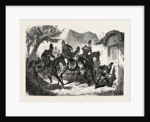 Patrol of Bavarian Light Cavalry 1870 by Anonymous