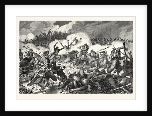 Fight the 10th Bavarian Battalion of Hunters against the Turcos in the Vineyards of Wissembourg the August 4 1870 by Anonymous