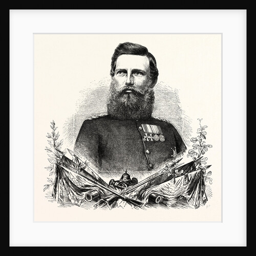 Frederick William, Prince Royal of Prussia, Commander in Chief of the 3rd German Army (Army South), Engraving 1870 by Anonymous