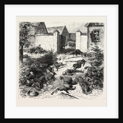 Entry of the Castle of Schaffenbourg, on the Geisberg after the Battle of 4 August 1870 by Anonymous