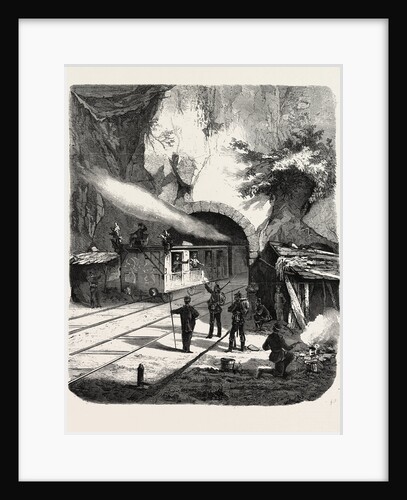 Prussian Guard Corps, Railway Tunnel Near Sarrebourg 1870 by Anonymous
