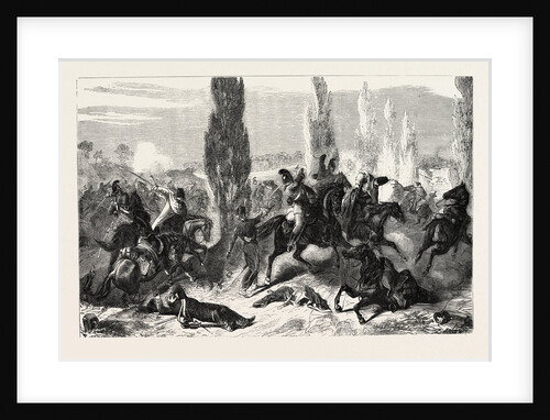 The Third Saxon Cavalry Regiment at the Fight of Buzancy, August 27 1870 by Anonymous