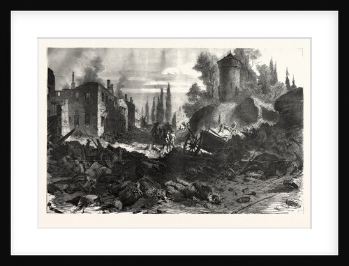 Bazeilles Taken by the Bavarians in the Night of September 1 1870 by Anonymous