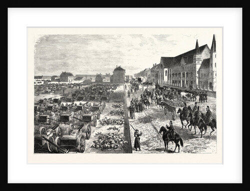 Park of French Guns Taken by the Germans, at Toray, Sedan 1870 by Anonymous