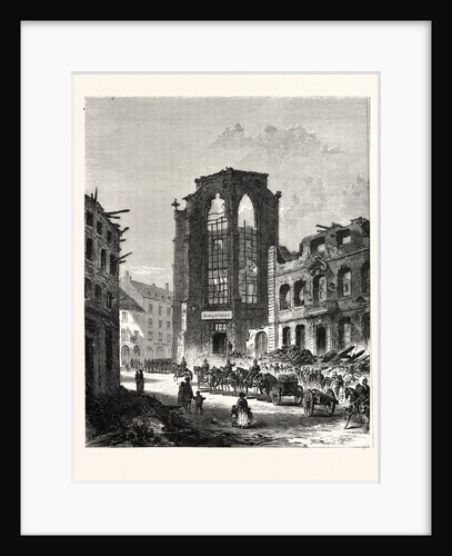Library of Strasbourg, Destroyed by the Bombing 1870 by Anonymous