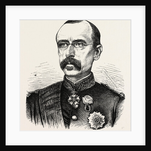 Faidherbe General, Commander in Chief of the Northern French Army, Engraving 1870 by Anonymous