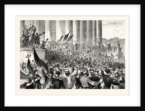 Gambetta Proclaim the Republic, Paris, September 4 1870 by Anonymous
