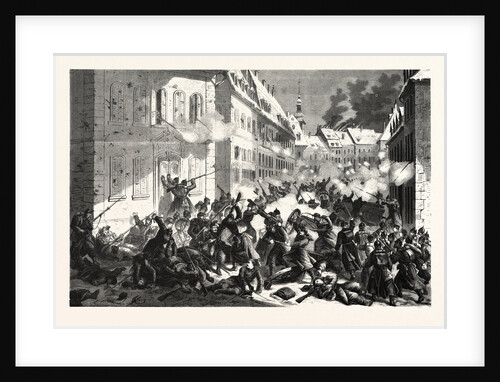 Fighting in the Streets of Mans, January 12 1870 by Anonymous
