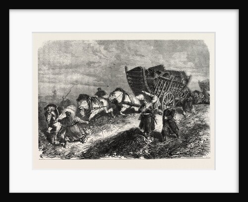 German Soldiers Battle of Paris 1870 by Anonymous