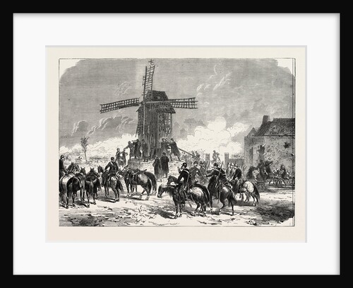 General Faidherbe at Moulin De Tout-Vent During the Battle of Saint-Quentin, January 19, 1870 by Anonymous