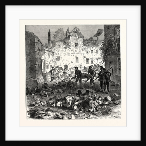 A Street of Laon after the Explosion, September 9 1870 by Anonymous