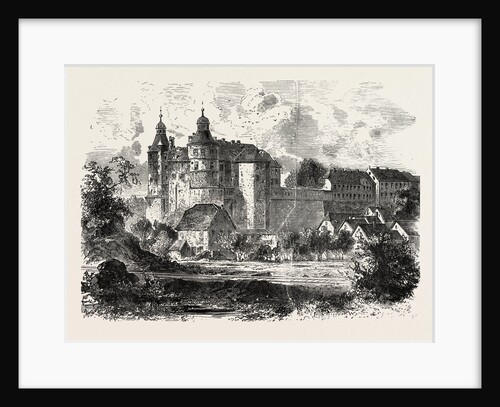 Chateau De Montbeliard, France, Engraving 1870 by Anonymous