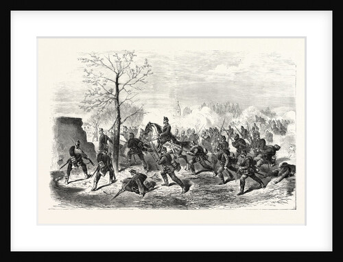 Attack of Bourget by the Prussians on 30 October 1870 by Anonymous
