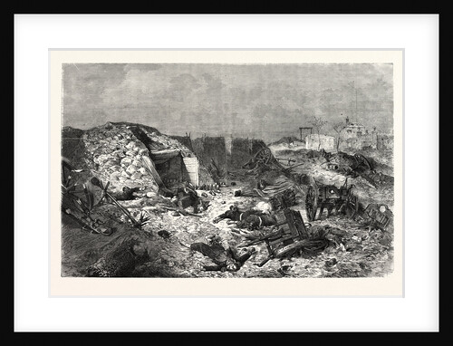 French Battery Left on Mont-Avron by Anonymous