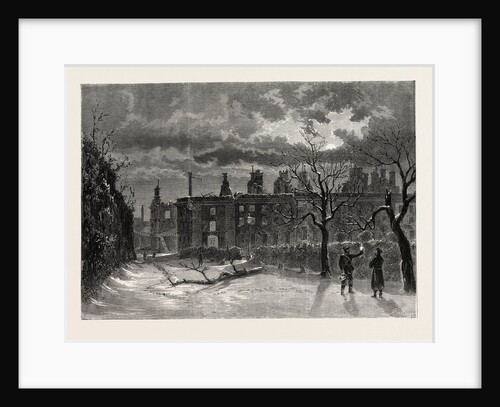 Ruins of the Palace of Saint-Cloud by Anonymous