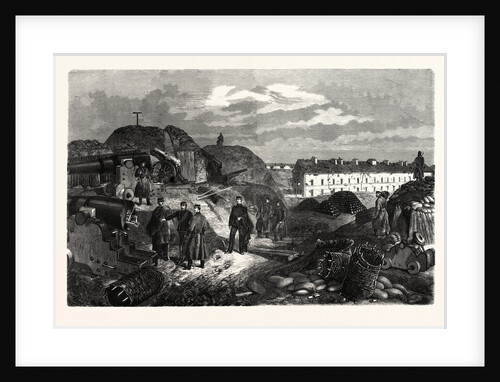 Inside View of Fort Nogent Near Paris, Occupied by Troops of Wurttemberg by Anonymous