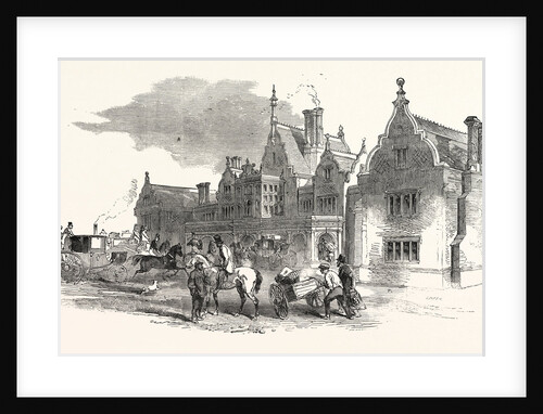 The North Staffordshire Railway: The Station at Stoke-Upon-Trent. UK, 1849 by Anonymous